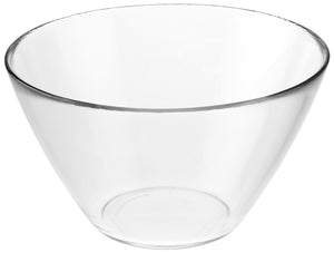 miska szklana Basic; 1100ml, 17x9.5 cm (ØxW); transparentny; 6 sztuka / opakowanie