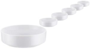 miska do sałatek Ronda; 200ml, 12x4.2 cm (ØxW); biały; okrągły; 6 sztuka / opakowanie