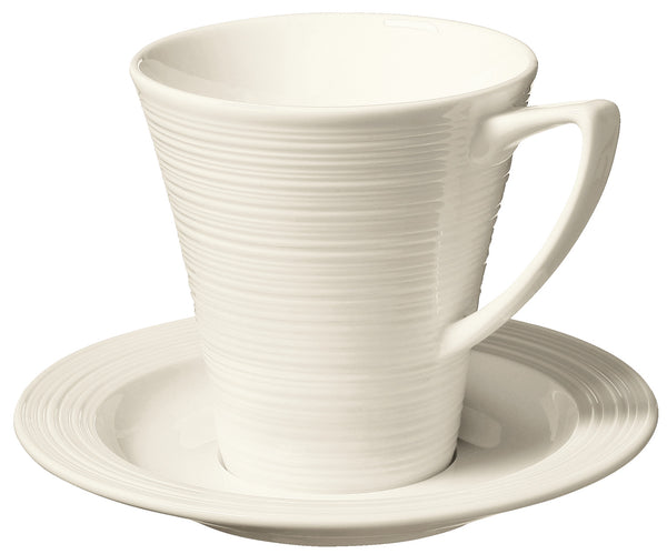 kubek Skyline; 300ml, 9.3x10 cm (ØxW); biel kremowa; okrągły; 6 sztuka / opakowanie