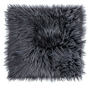 poduszka na krzesło Bergen kwadratowa; 40x40 cm (SxD); antracyt; jednokolorowy