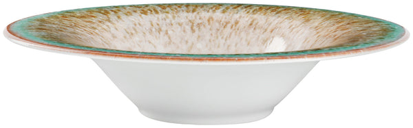 Pastateller Mercury; 600ml, 30x6.5 cm (ØxW); zielony/brązowy; okrągły; 4 sztuka / opakowanie