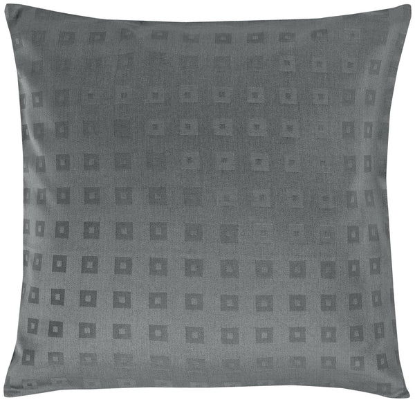 poszewka na poduszkę Cube zamek błyskawiczny; 80x80 cm (DxS); łupkowy szary