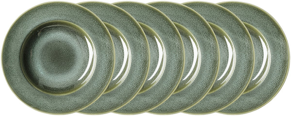 talerz głęboki Nano; 200ml, 24x4 cm (ØxW); zielony; okrągły; 6 sztuka / opakowanie