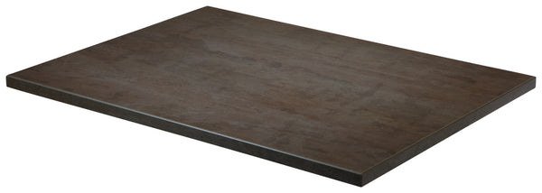 blat Maliana prostokątny; 80x60 cm (DxS); metal antyk; prostokątny