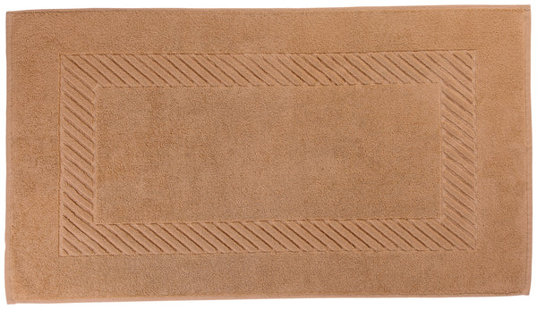 mata łazienkowa Valencia gładka; 50x90 cm (SxD); tytoń