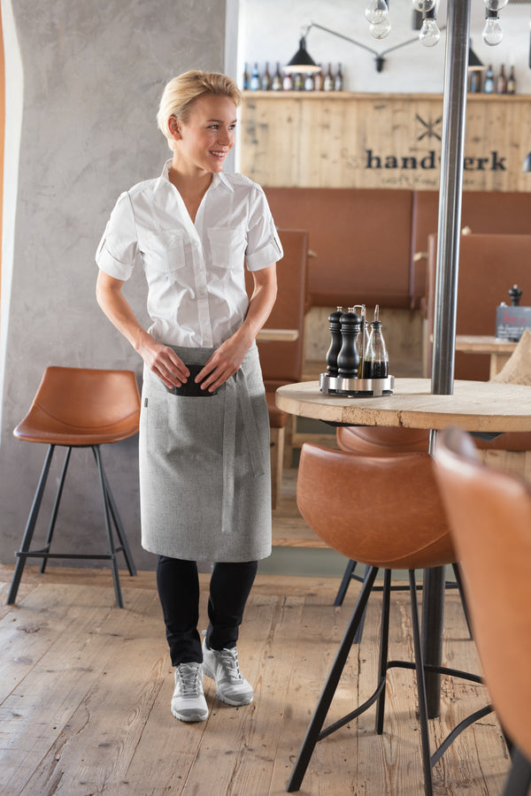 bluzka damska Kate krótki rękaw; Kleidergröße 50; biały