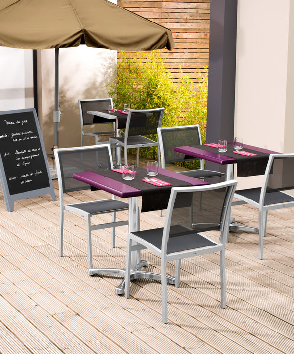 parasol Cielo; 300x300x260 cm (DxSxW); brązowy; kwadrat