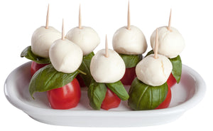 mini porcelana Punct; 15.5x9.2x2 cm (DxSxW); biały; 50 sztuka / opakowanie