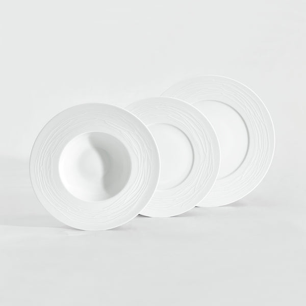 talerz głęboki Taifun; 380ml, 27x5.5 cm (ØxW); biały; okrągły; 4 sztuka / opakowanie