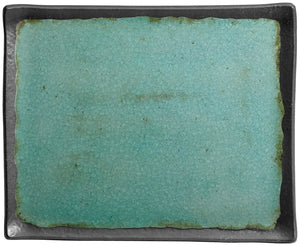 półmisek Dearborn z rantem; Größe GN 1/2, 32.5x26.5x2 cm (DxSxW); turkusowy; prostokątny; 3 sztuka / opakowanie