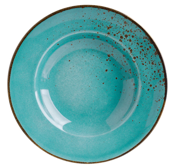 talerz głęboki Palana; 200ml, 24x4 cm (ØxW); turkusowy; okrągły; 6 sztuka / opakowanie
