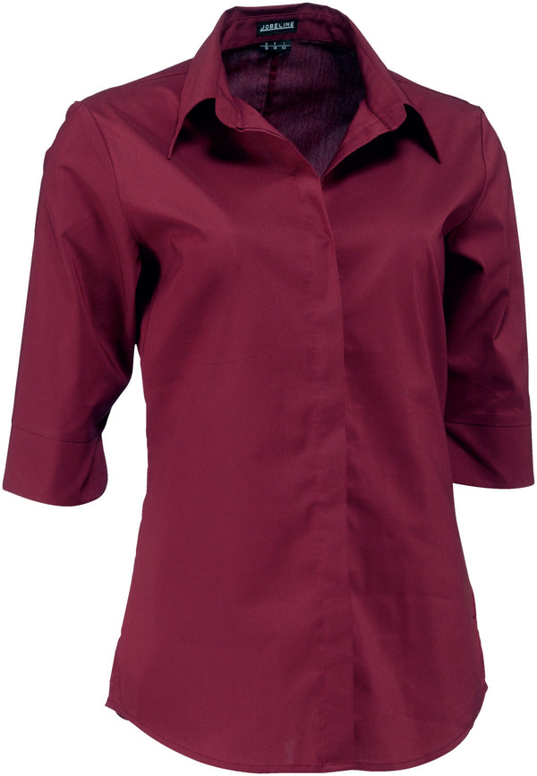 bluzka damska Fiore rękaw 3/4; Kleidergröße 34; bordo