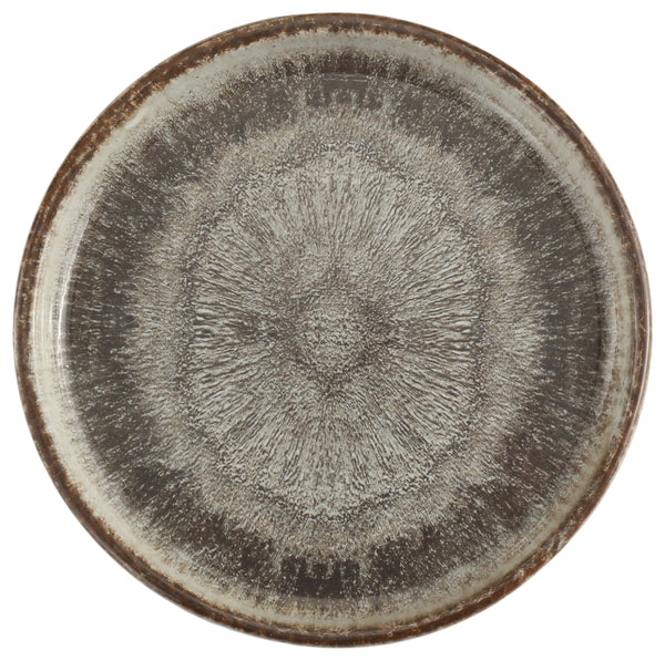 talerz płaski Iris z wysokim rantem; 30x2.15 cm (ØxW); szary/brązowy; okrągły; 6 sztuka / opakowanie