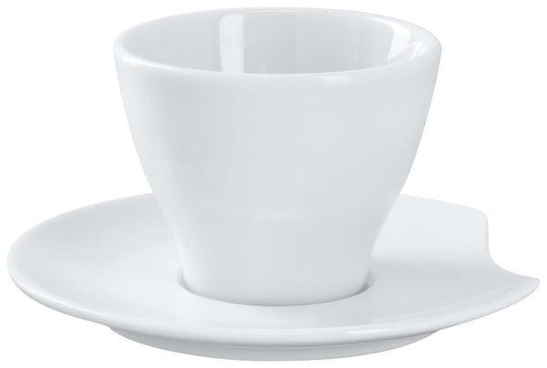 kubek Contrast bez uchwytu; 100ml, 7x4.5 cm (ØxW); biały; stożkowy; 6 sztuka / opakowanie