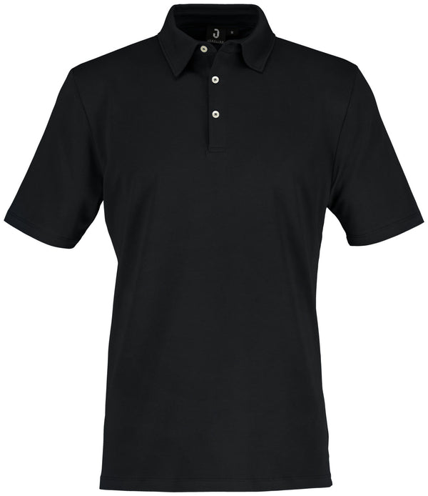 Herren-Polo Malme Halbarm; Kleidergröße L; czarny