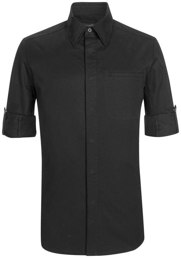 bluza kucharska męska Advanced; Kleidergröße 66; czarny