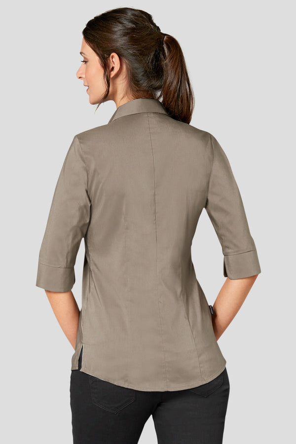 bluzka damska Fiore rękaw 3/4; Kleidergröße 36; taupe