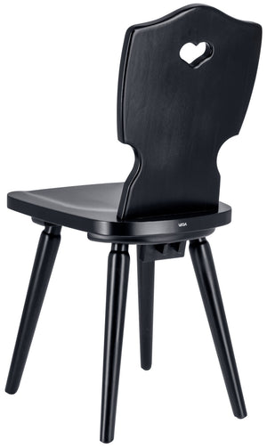 Holzstuhl Vroni; 41x50x88.5 cm (SxGxW); czarny; 2 sztuka / opakowanie