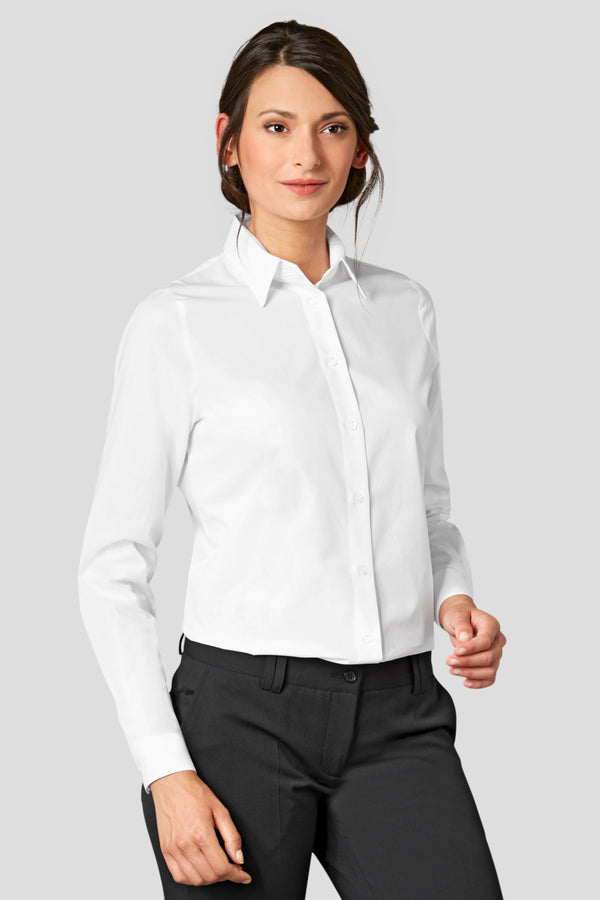 bluzka damska Maren długi rękaw; Kleidergröße 34; biały