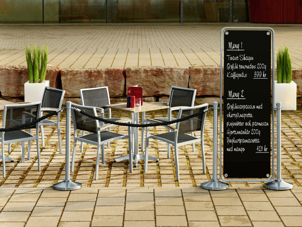 krzesło Tailor z podłokietnikami; 56x58x84 cm (SxGxW); siedzisko antracyt, stelaż srebro; 2 sztuka / opakowanie