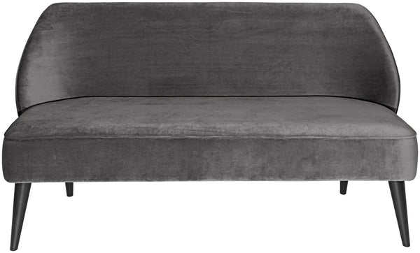 sofa 3-osobowa Lasse aksamit; 155x60x82 cm (SxGxW); siedzisko taupe