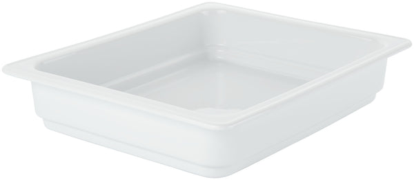 pojemnik GN Alessia 1/2 wysoki; Größe GN 1/2, 32.5x26.5x6.5 cm (DxSxG); biały