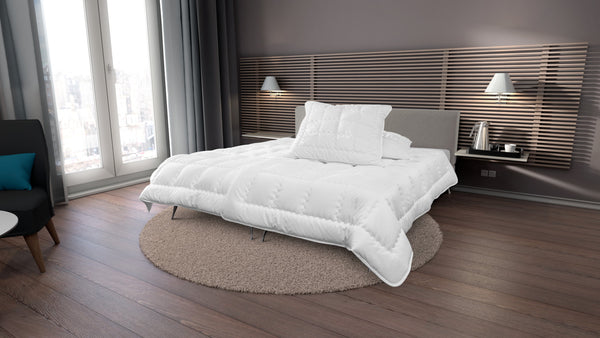 poduszka z włókna Profiwash; 60x80 cm (SxD); biały