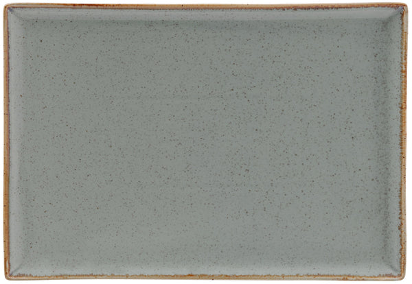 półmisek Sidina prostokątny; 35x26x2 cm (DxSxW); szary; prostokątny; 2 sztuka / opakowanie