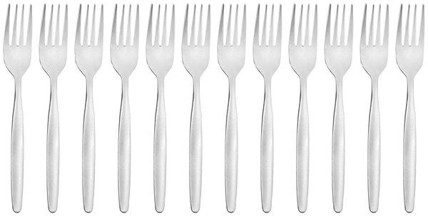 widelec stołowy Basic; 18 cm (D); srebro, Griff srebro; 12 sztuka / opakowanie