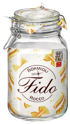 słoik z zamknięciem pałąkowym Fido Herm; 2000ml, 14.4x21.6 cm (ØxW); transparentny; 6 sztuka / opakowanie