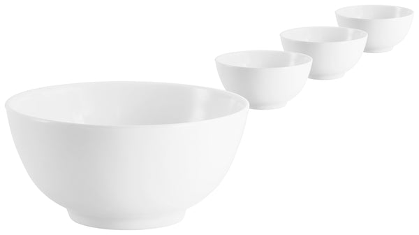 miska Wayne; 730ml, 14.8x7.3 cm (ØxW); biały; okrągły; 4 sztuka / opakowanie