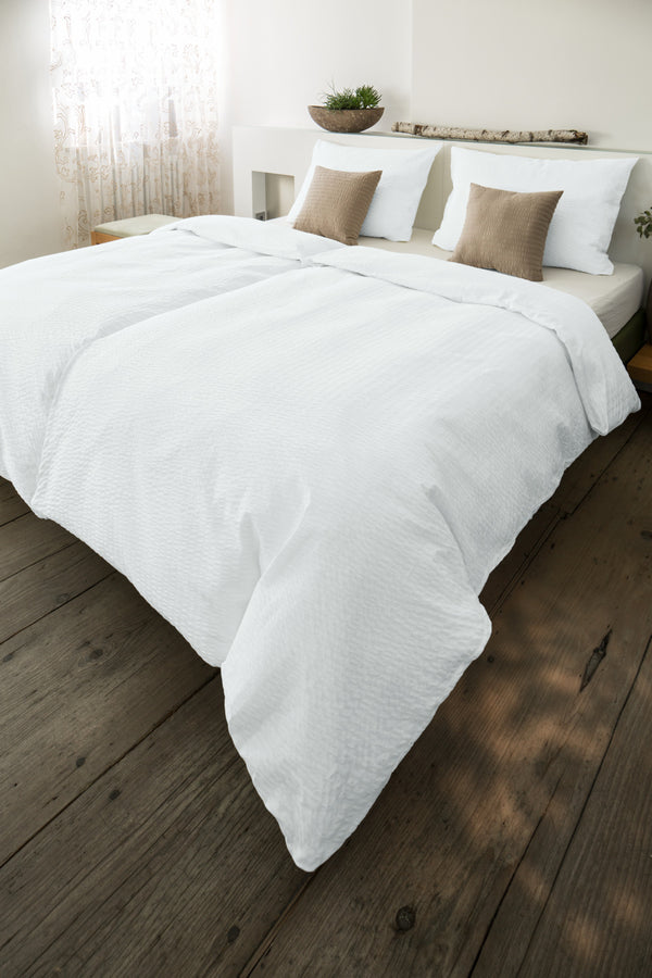 pościel Mallorca zakładka hotelowa; 140x200 cm (SxD), 70x90 cm (DxS); biały