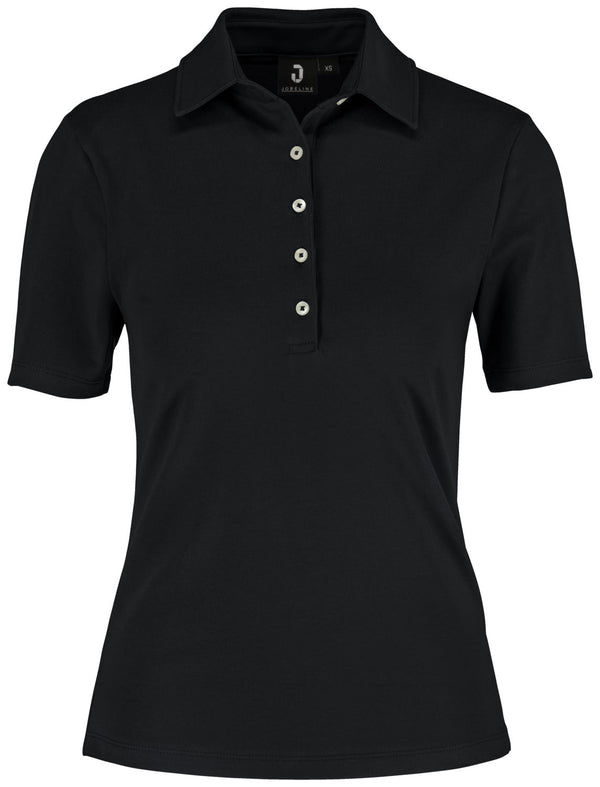 Damen-Polo Malme Halbarm; Kleidergröße S; czarny