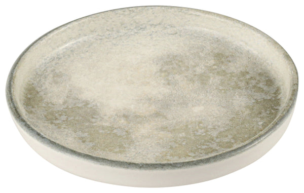 talerz płaski Selene z rantem; 30x2.15 cm (ØxW); szary/biały; okrągły; 6 sztuka / opakowanie