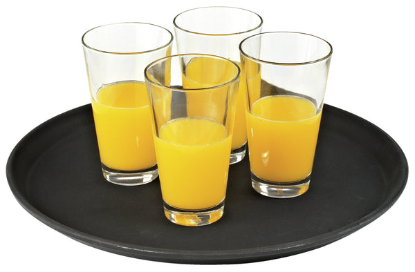 taca z włókna szklanego Platter okrągła; 36 cm (Ø); czarny; okrągły