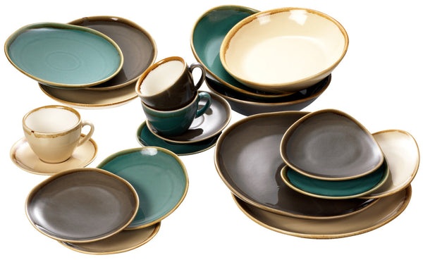 talerz płaski Glaze trójkątny