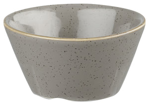 Saucen Schale Stonecast Peppercorn; 90ml, 8x4 cm (ØxW); szary/brązowy; okrągły; 12 sztuka / opakowanie