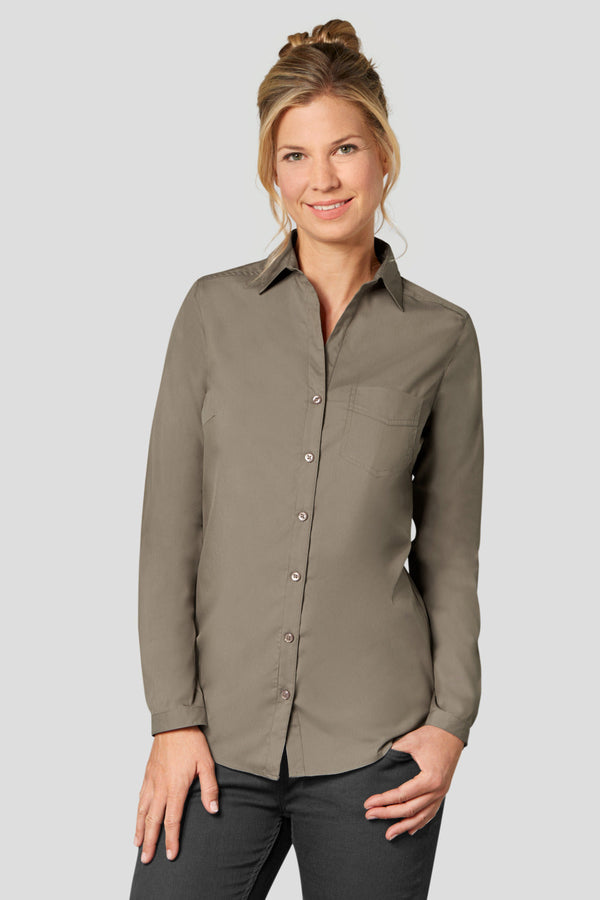 bluzka damska Kim długi rękaw; Kleidergröße 36; taupe