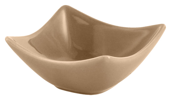 mini miseczki  Saxo; 50ml, 7.5x7.5x3.5 cm (DxSxW); beżowy; 12 sztuka / opakowanie