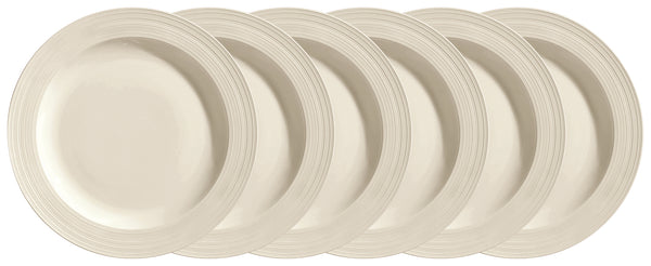 talerz płaski Skyline; 25.5 cm (Ø); biel kremowa; okrągły; 6 sztuka / opakowanie
