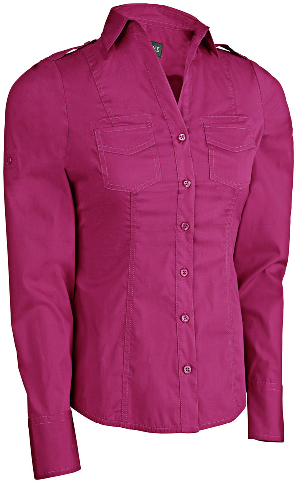 bluzka damska Kate długi rękaw; Kleidergröße 36; jeżyna