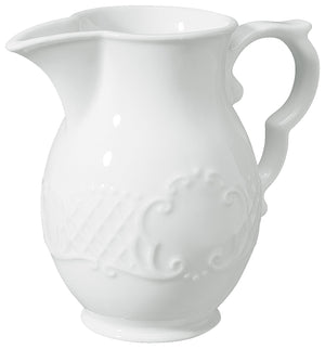 dzbanek Menuett z uchwytem; 250ml, 5.6x9.8 cm (ØxW); biały; okrągły; 6 sztuka / opakowanie