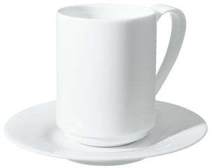 kubek Pallais; 320ml, 7.5x10 cm (ØxW); biały; okrągły; 6 sztuka / opakowanie