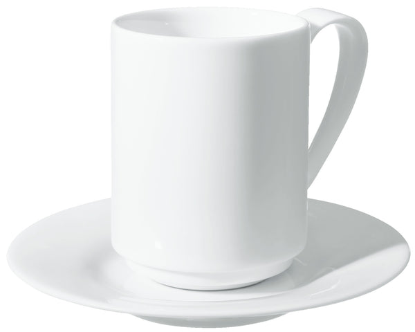 kubek Pallais; 320ml, 7.5x10 cm (ØxW); biały; okrągły; 6 sztuka / opakowanie