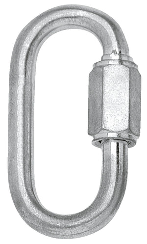szybkozłączka/łącznik; 2.5x4.8x0.5 cm (SxWxØ); srebro