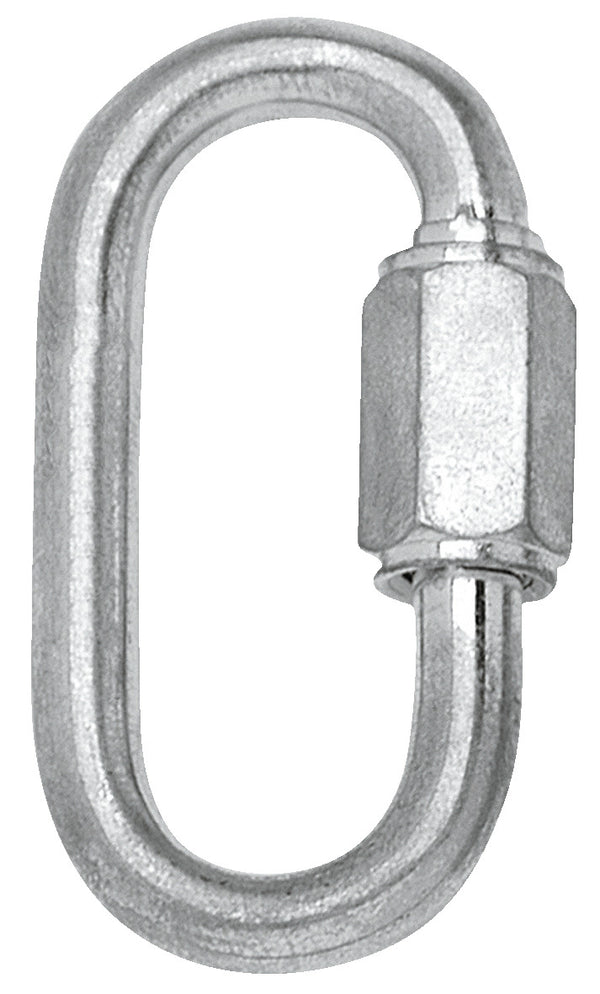 szybkozłączka/łącznik; 2.5x4.8x0.5 cm (SxWxØ); srebro