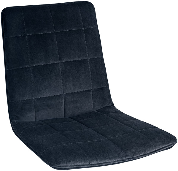 siedzisko Milaria aksamit; 60x48x46 cm (SxGxW); ciemny niebieski; 2 sztuka / opakowanie