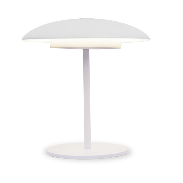 LED Tischleuchte Sardinia 2 in 1; 15x28 cm (ØxW); biały