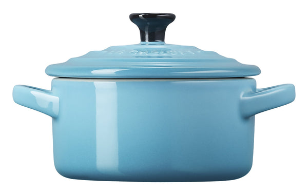 Mini Cocotte 10 cm; 250ml, 10x5 cm (ØxW); niebieski petrol; okrągły