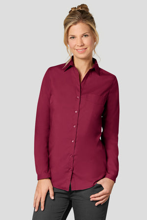 bluzka damska Mik długi rękaw; Kleidergröße 46; bordo